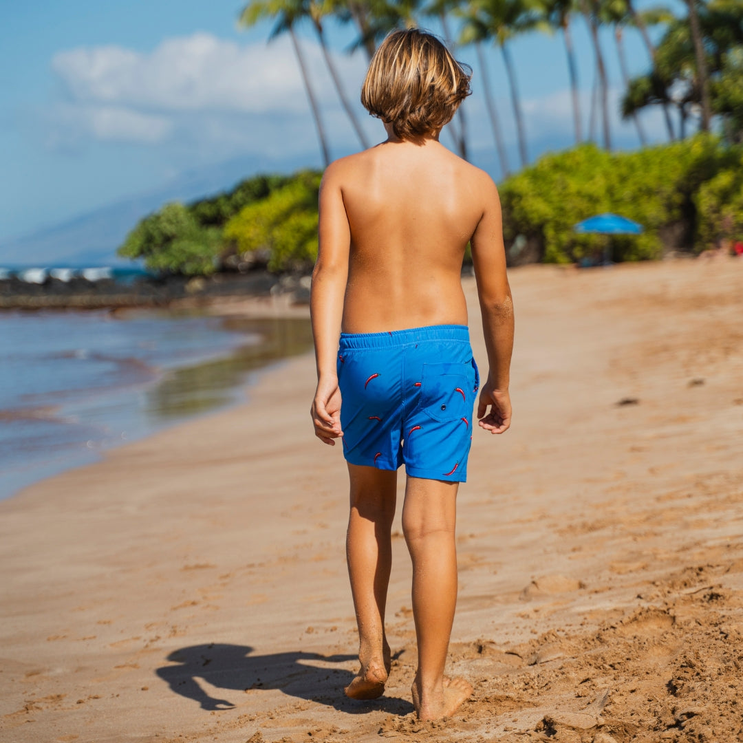 Chilipeper, Moeder en zoon bikini/zwembroek