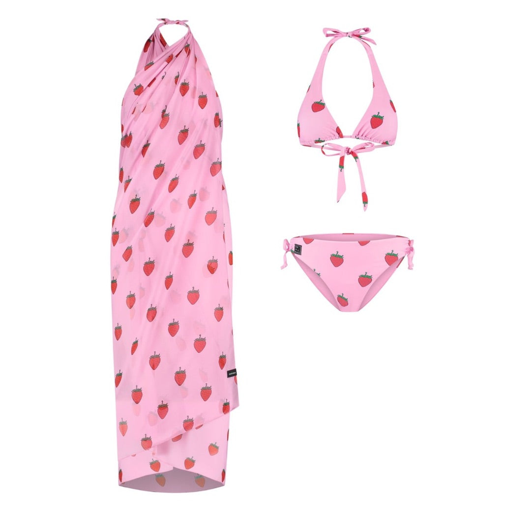 Aardbei, Dames Bikini/omslagdoek